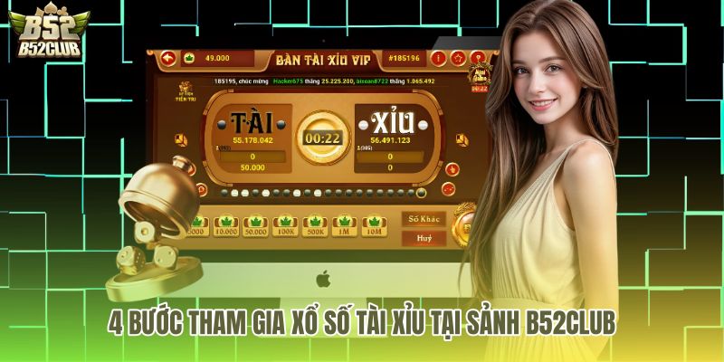 Quy trình tham gia đặt vé xổ số tài xỉu B52Club